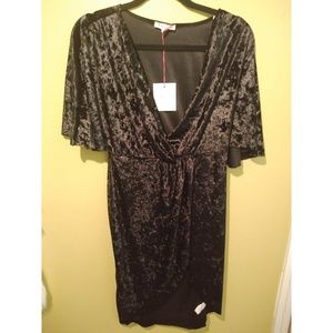 Black Hi Low Asymmetrical Dress